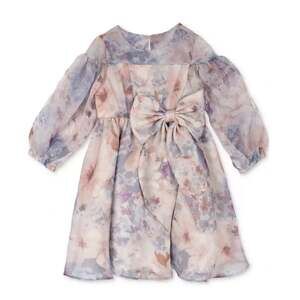Rare Editions girls floral dress size 5 with bow